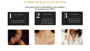 How to Layer Necklaces in 3 Easy Steps