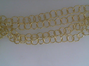 Temple St Clair 18k yellow gold round chain 32"