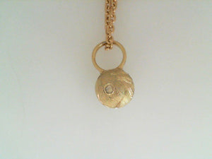 Hargreaves 18k Gold Bespoke Hand Engraved Why Not Ball w/ Moon Face, Stars, & Comets