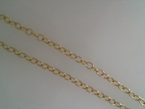Temple St Clair 18k yellow gold XS oval lightweight chain 24"