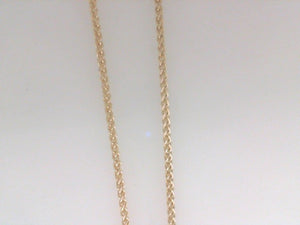Nouvel Heritage 18k yellow gold  latch chain with diamond tip 85cm
AJ