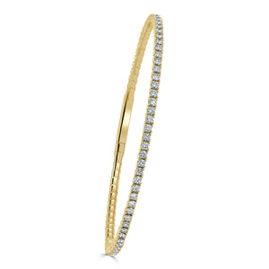 SABRINA DESIGNS - 14k Yellow Gold & Diamond Flex Bracelet
