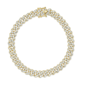 SABRINA DESIGNS - 14k Gold & Diamond Curb Link Bracelet
