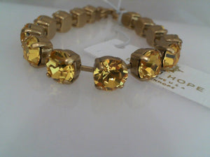 Loren Hope Arista light yellow topaz bracelet