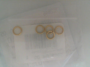 14k yellow gold 18 gauge jump ring 7mm