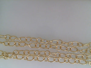 Temple St Clair 18k yellow gold ribbon necklace 24"