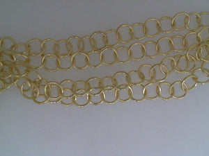 Temple St Clair 18k yellow gold round chain 32"