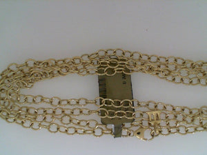 Temple St Clair 18k YG extra small oval chain 32"