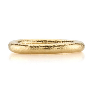 Single Stone 22k Gold 3mm Large Jane Band