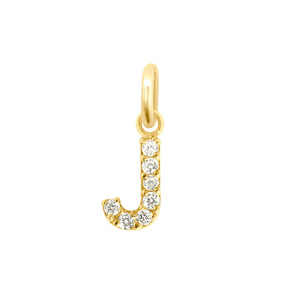 Gigi Clozeau 18k Gold Classic Lucky Letter "J" Personalized Charm