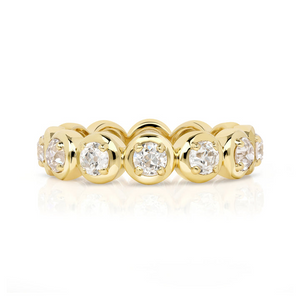 Single Stone 18k Gold "Randi" Diamond Band