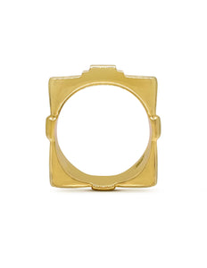 Howl Bowtie Ruby Baguette Ring