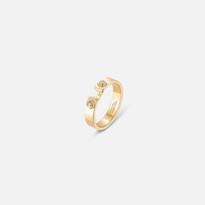 Nouvel Heritage 18k yellow gold Monday Morning Mood ring sz 6.5