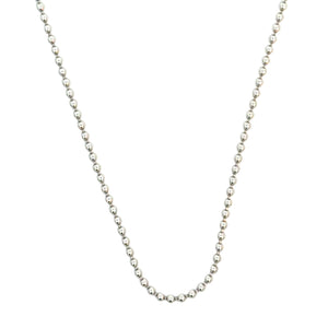 Temple St Clair 18k WG ball chain 18 ext