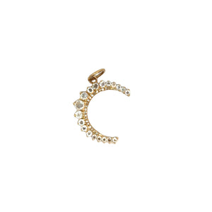 Sayble 14k yellow gold Moonstone charm