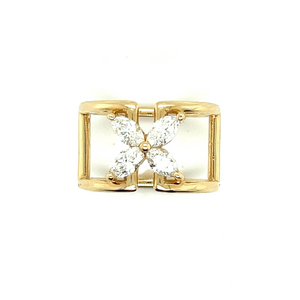 Gemma Couture 14k Yellow Gold Mariposa Diamond Ring
