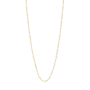 Gigi Clozeau 18k Gold Classic White Necklace