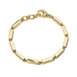 Single Stone 18k Gold Full Bar Giana Bracelet