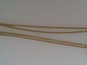 Single Stone 18k YG 1.8mm chain 27"