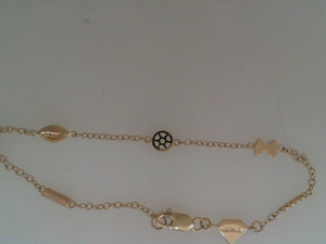Alison Lou 14k yellow gold pasta by the yard bracelet