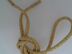 Carolina Bucci 18k YG caps on sun cord