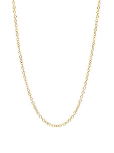Simple gold chain. Small gold chain links