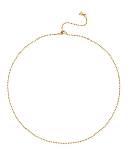 Simple gold ball chain