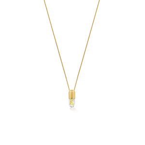 ROBINSON PELHAM - 9 Carat Mini Elixir of Light Gold Pendant Necklace with Yellow Sapphires