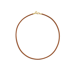 TEMPLE ST CLAIR  Leather Chord with 18k Gold Clasp, Multiple Colors