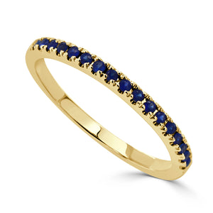 SABRINA DESIGNS Blue Sapphire Band