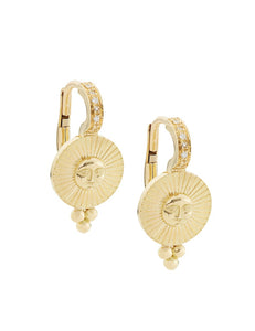 TEMPLE ST CLAIR Sole Leverback Earrings