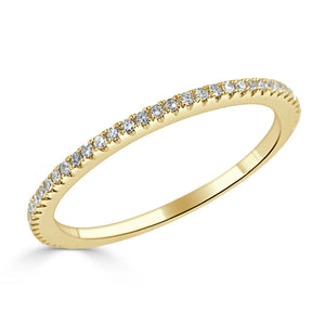 LUXURY BY LEONARDO 14k Gold & Diamond Eternity Band